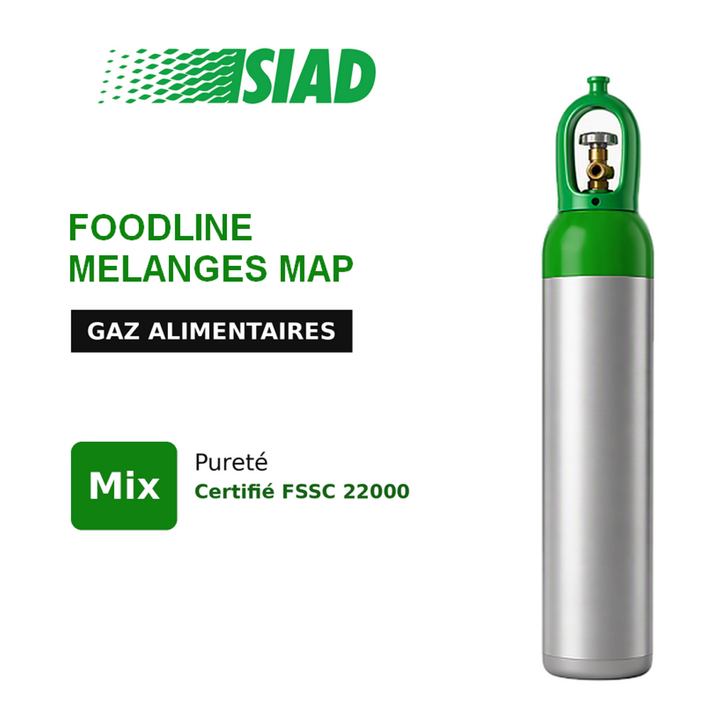 Mélanges alimentaires Foodline® SIAD (Food 1 à Food 30OX) - certifiés FSSC 22000 - bouteilles B50, B20 et B10_0