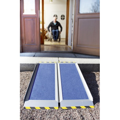 Rampe portefeuille pliable - légère et durable - surface adhérente - poids max 350 kg_1