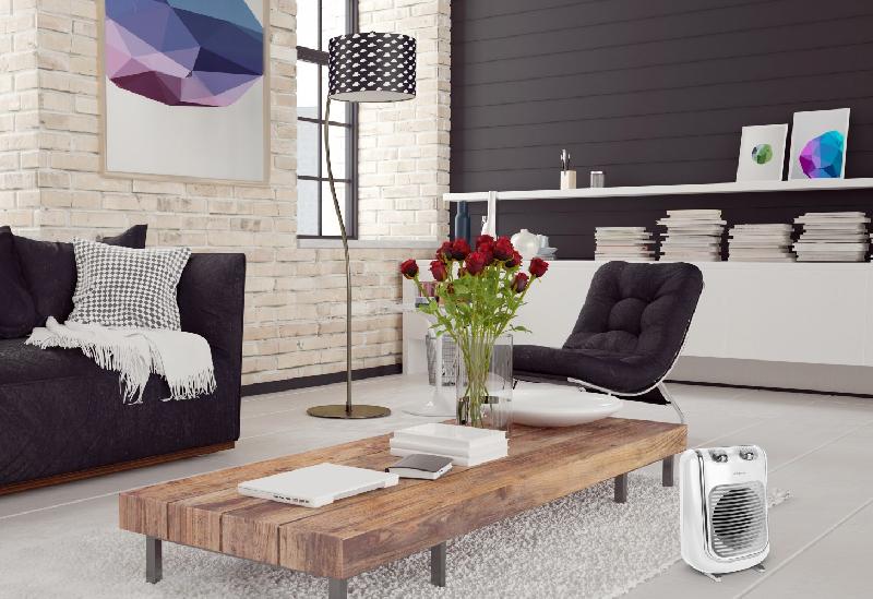 Radiateur soufflant céramique mobile électrique THOMSON Fifty - 2000W - Utilisation salle de bain - 2 vitesses de chauffe_1