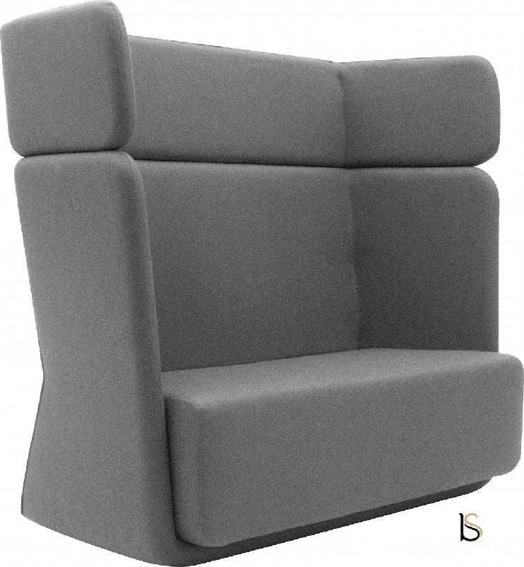 Canapé Softline Basket- 2 places - Feld Gris 620, Haut_1