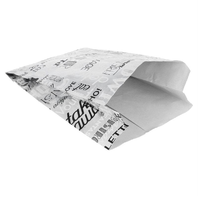 Sachet burger en papier et alu Parole 14+7x22cm - par 500_1