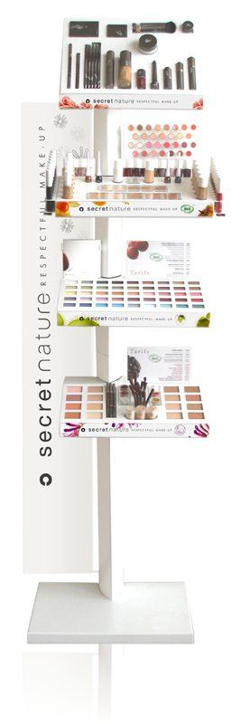 Totem  - meuble présentoir - seiller - fixe / rotatif_1