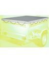 Bpd139 - bâche plate 164 x 124 x 10 cm - Fransyl - accessoire remorque - grise_1