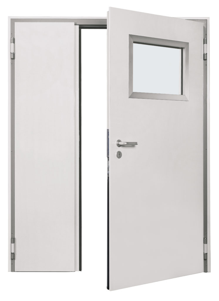 Porte anti-inondation Flo-Secur LT - acier étanche 840mm - simple ou double vantail - protection 1 à 5 MCE_1