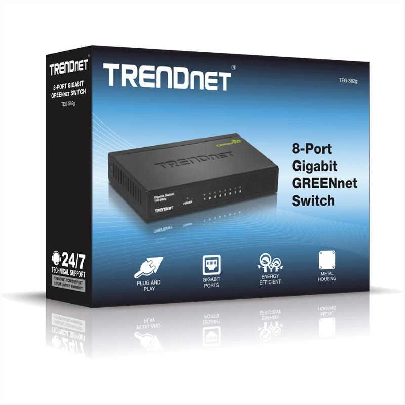 TRENDnet TEG-S82g Switch GREENnet Gigabit à 8 ports_1