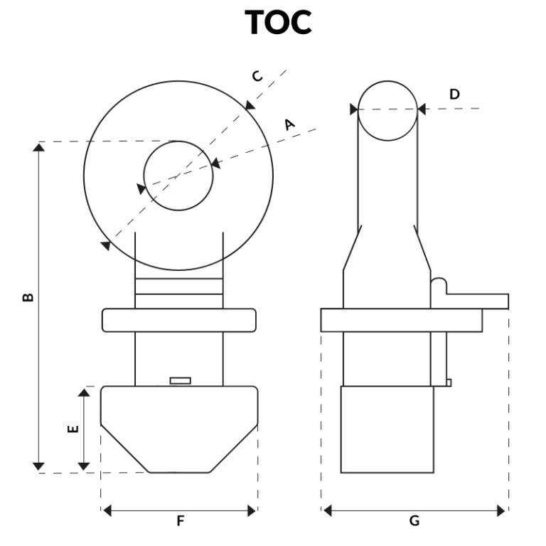 Crochet container TCO et TCU marque YALE - REF : 45100_1
