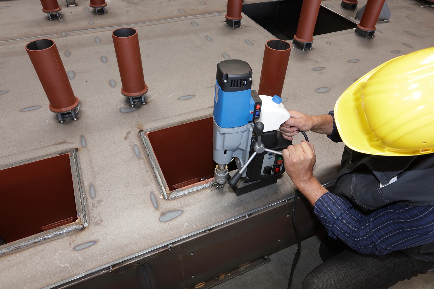 Perceuse magnétique Compacte et puissante, 1600W, cône Morse 3, fraise Ø 50 mm - MAB 525 SB - PROFIPLUS_1