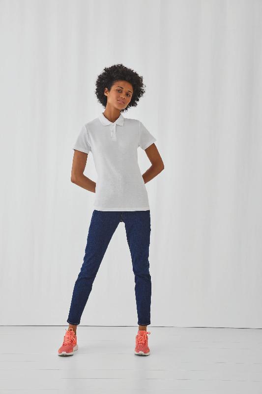 Polo femme ID.001 - Réf: CGPWI11 - 100% coton pré-rétréci - Marque B&C_1