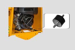 Machine de construction robuste pour malaxage de béton, capacité 435 litres