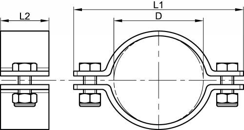 72118 - colliers de fixation - bene inox - diamètres : dn10 au dn250_1