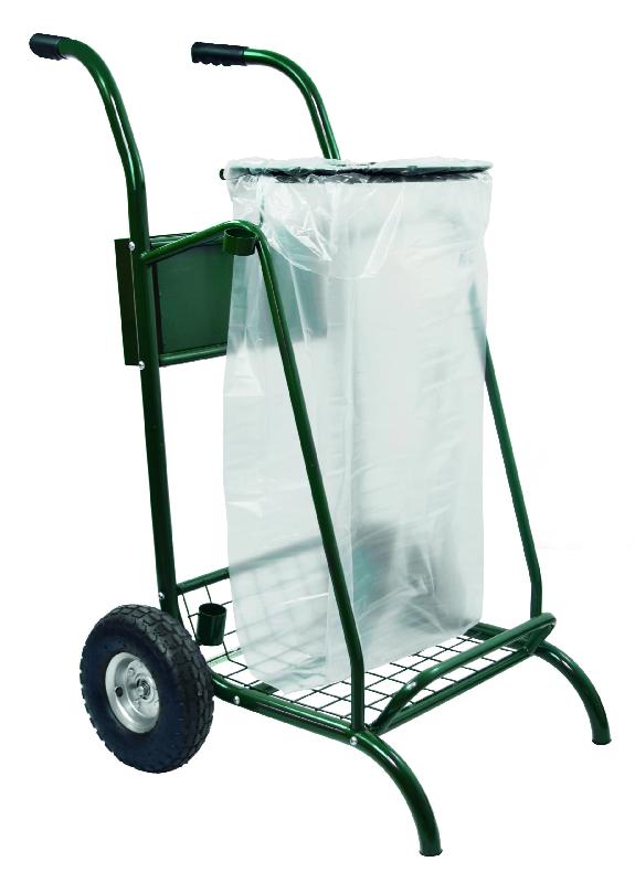 Chariot de voirie sans couvercle roues pneumatiques MOBISAC 110L_1