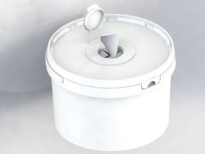 Seau distributeur de lingettes - Capacité de 2L à 14L - Diamètres et hauteurs variés_1