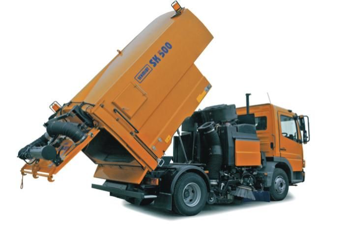 SK 500 - Balayeuse aspiratrice sur châssis - Aebi Schmidt - Cuve 5 m³ - PM10_1