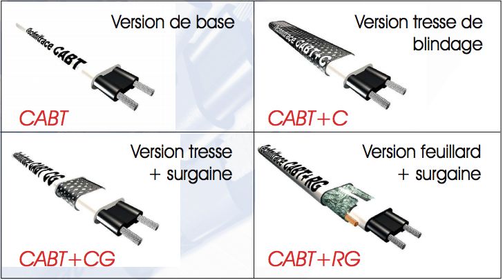 Câbles chauffants - technitrace - ballons jusqu’à 35°c - cabt_1