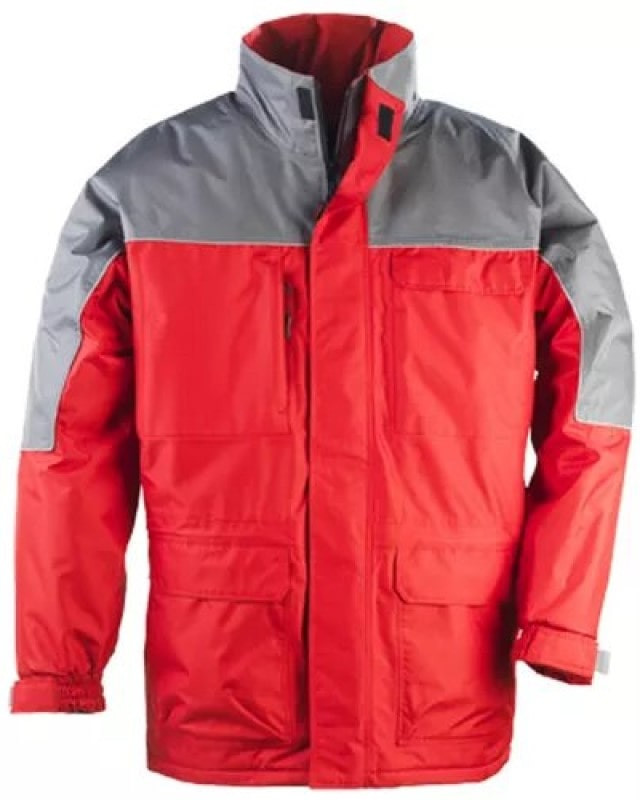 Parka ripstop gris/rouge txl_1
