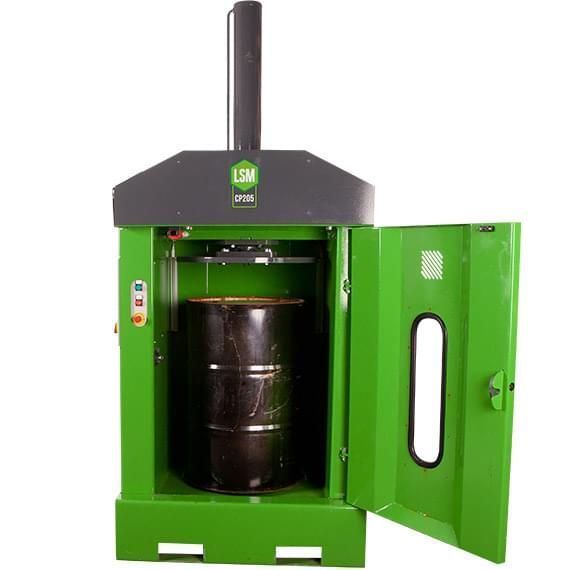 Presse ou compacteur à fûts CP 205 - force de compactage 30 tonnes - pour fûts 205L_1