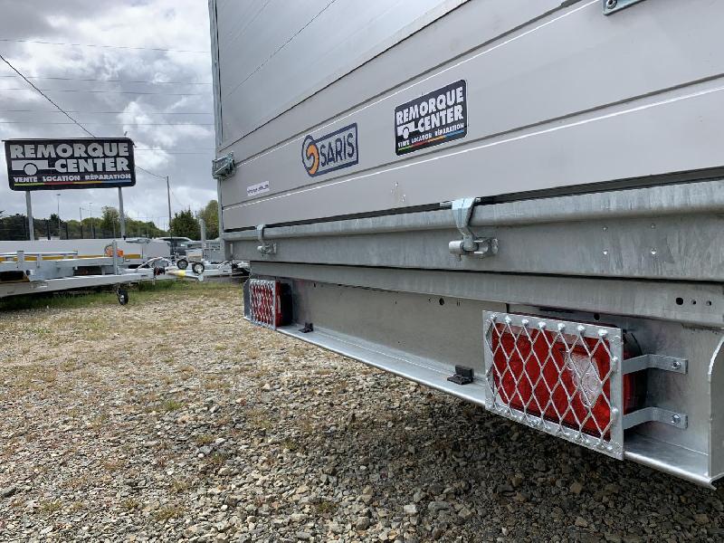 Remorque Tri-benne SARIS - K3 306 - 306 x 184 - PTAC : 2700 kg - 2 Essieux - Freinée - Référence PW3.3_1