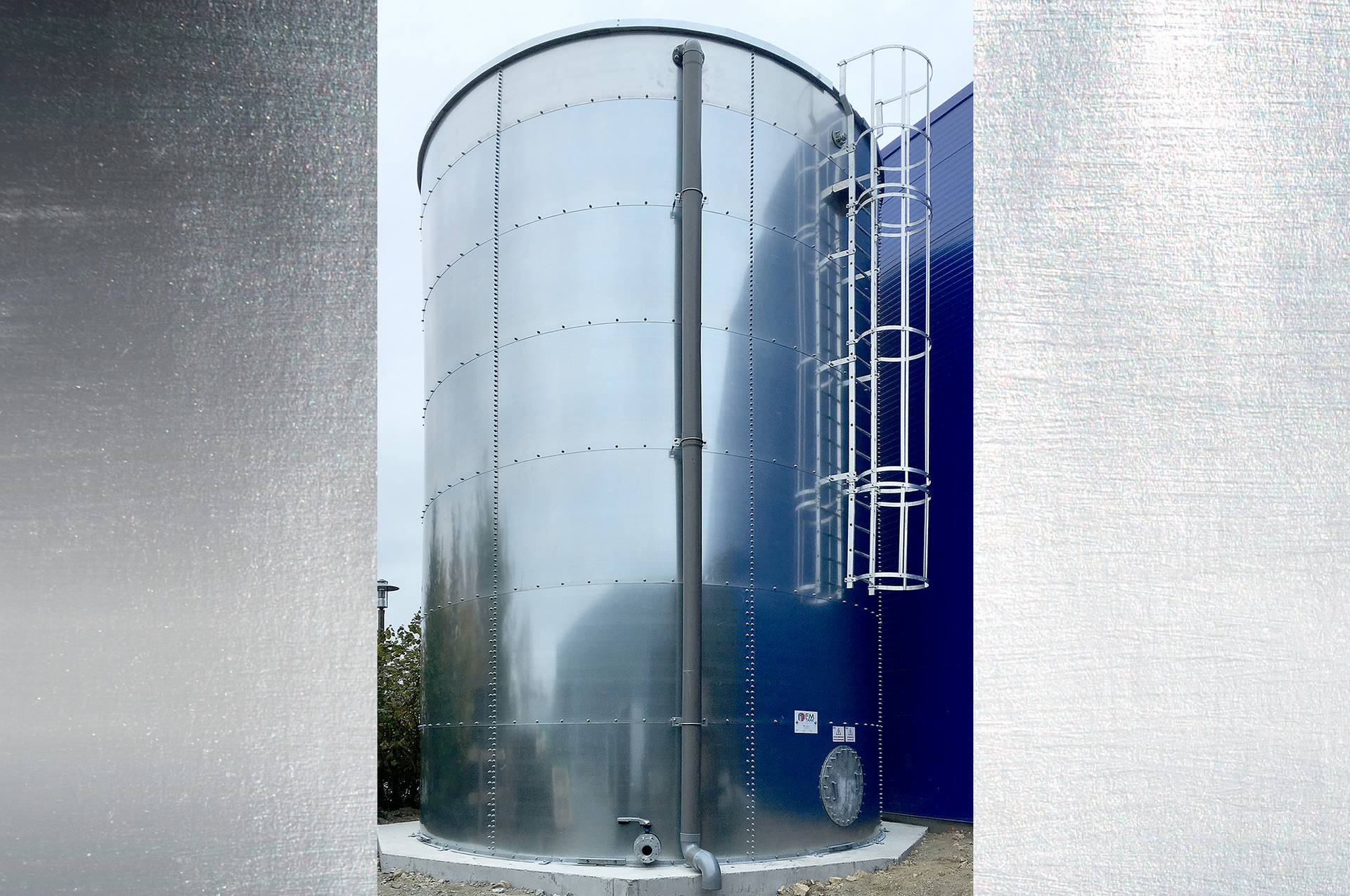 Réservoir boulonné pour eau potable