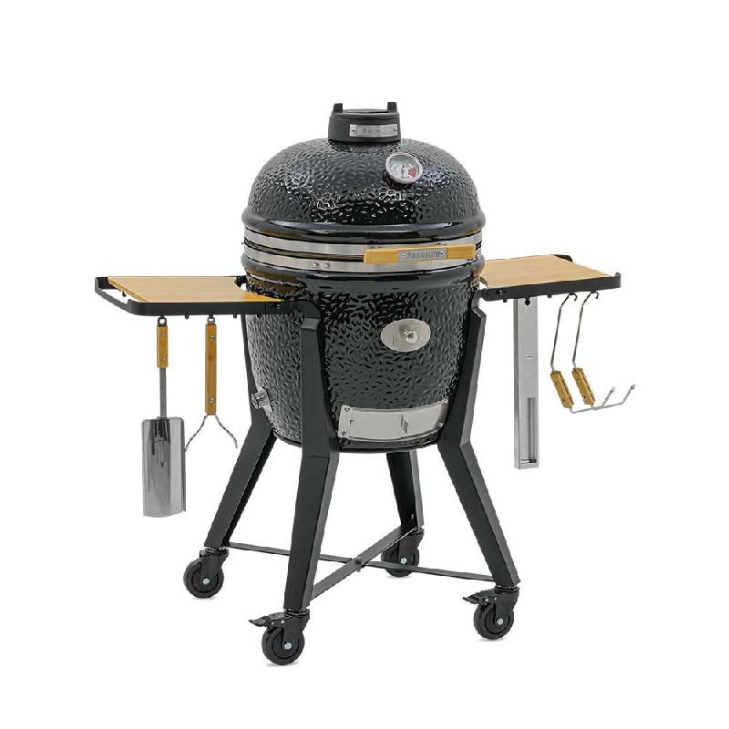 Barbecue Kamado Monolith TWO.55 noir avec chariot | Planet Outdoor_1
