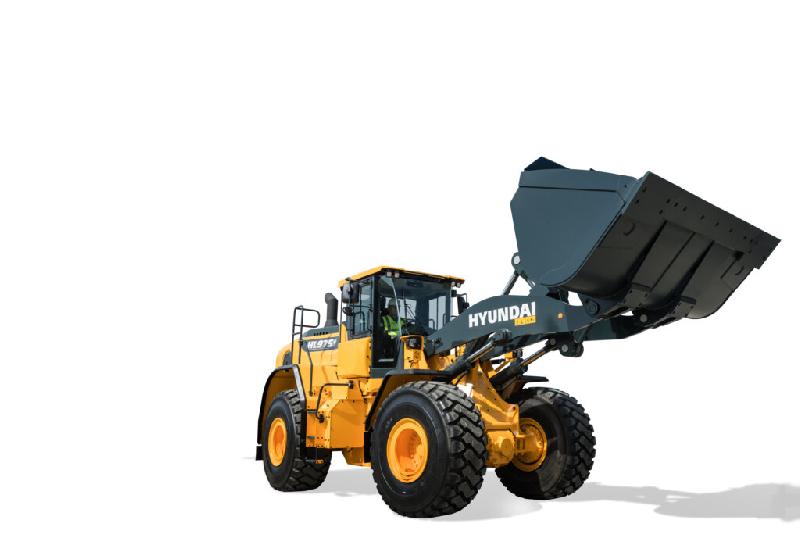Chargeuse sur pneus Hyundai HL975 - moteur Cummins X12 Stage V - godet 4,8 m³_1