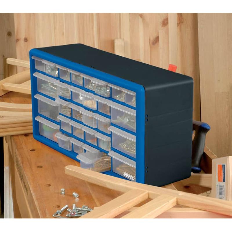 Draper tools organisateur d'outils 30 tiroirs bleu 12015 415045_1