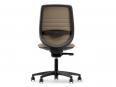 Siège de bureau tapissé ORION structure noire - Kesiolt_1