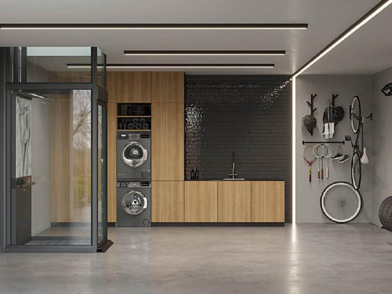 Ascenseur privatif compact  - Système à vis sans fin - Plusieurs tailles et configurations - Aritco Homelift Compact_1