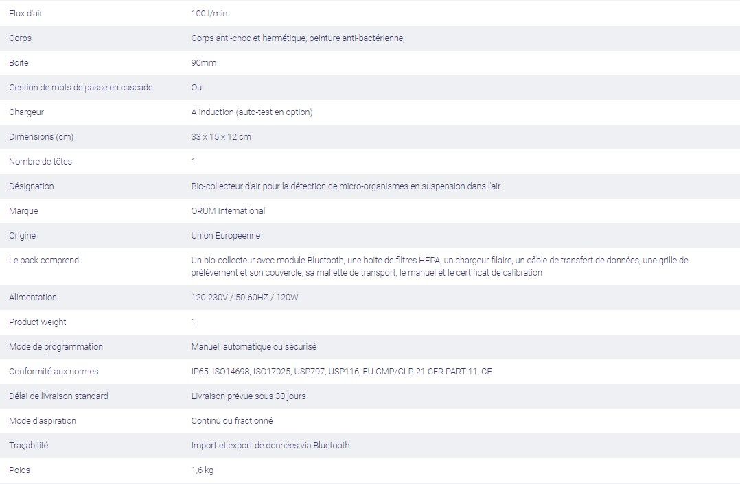 Bclo1117 - Biocollecteur d’air - Alliance Bio Expertise - boîte 90mm - pack trio bas mono HEPA - 100 L/min_1