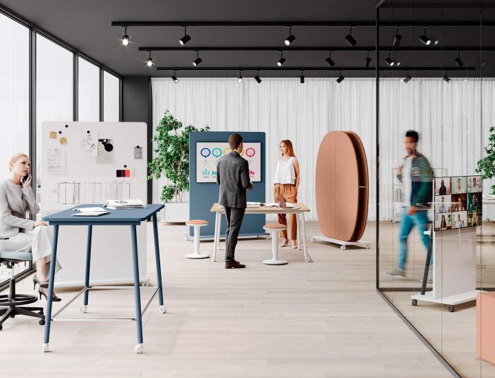 Elément acoustique sur roulettes - Ref : MOON_1