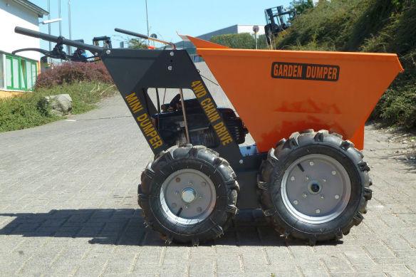 Mini Dumper thermique Delta-Competent Garden Dumper 250 kg - Honda GXV160 - 4x4_1