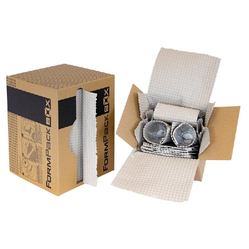 Papier gaufré carton 125gr/m2 avec boîte distributrice rouleau L.0.35mx55m_1