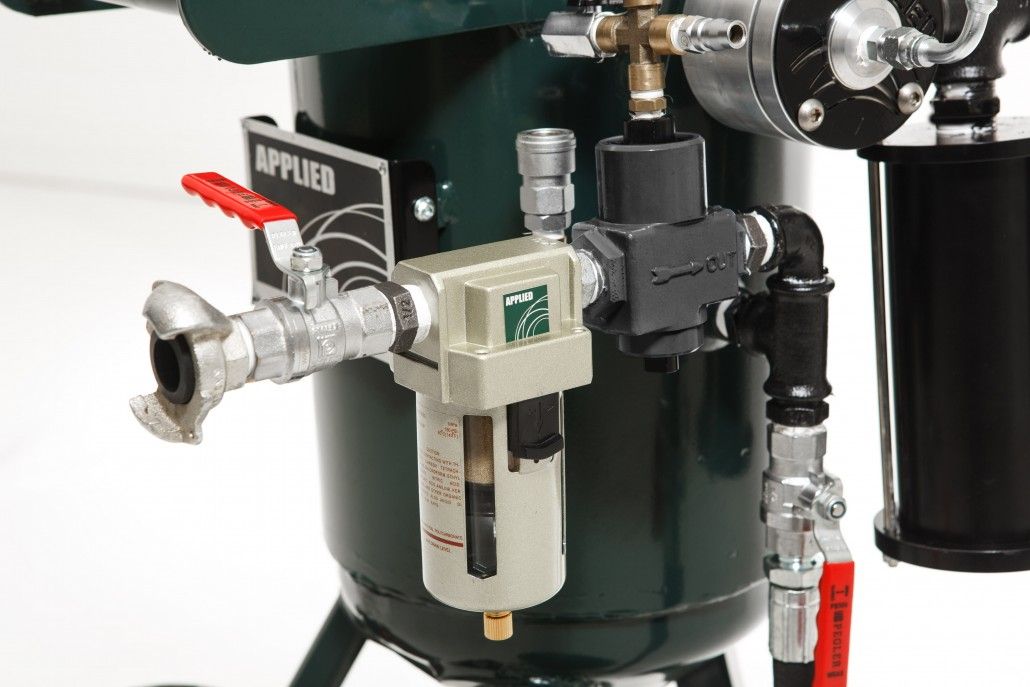 Aérogommeuse Applied 20 Litres - Modèle compact avec réservoir de 20L - Diamètre 260mm et hauteur 820mm_1