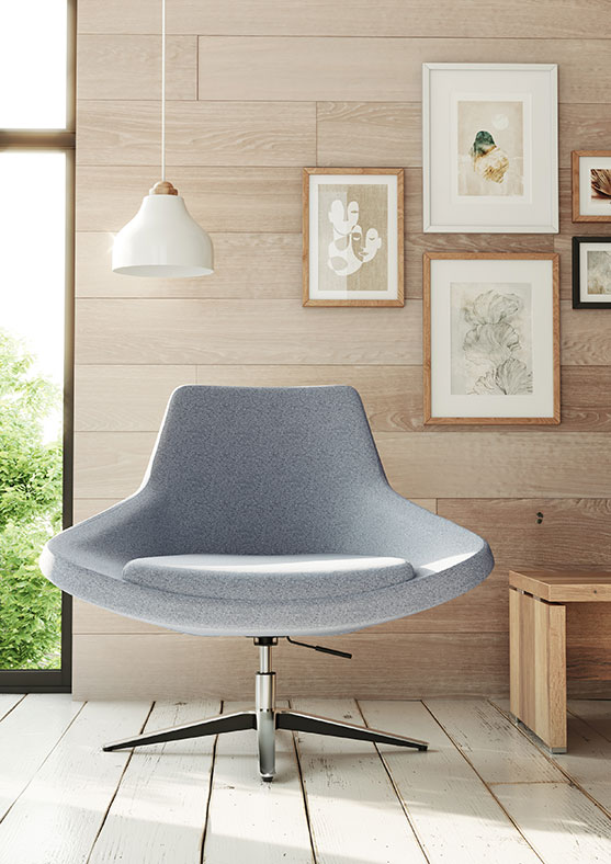 Fauteuil destiné  aux espaces lounge et sociaux, aux salles d'attente ou aux environnements collaboratifs de caractère - Storn_1
