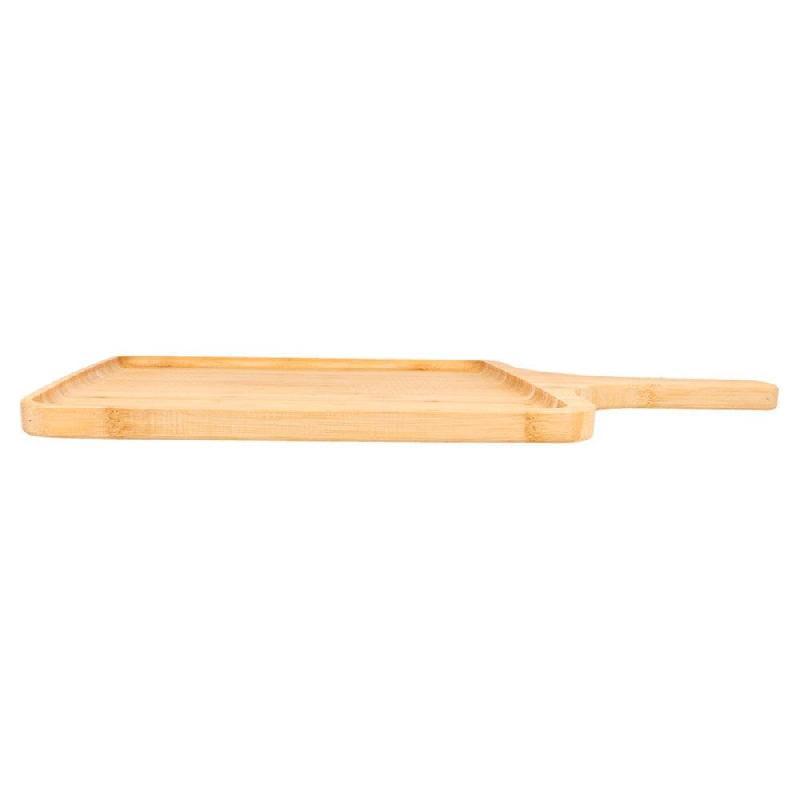 Planche de présentation avec poignée bambou naturel 42x24x1,7cm - par 1_1