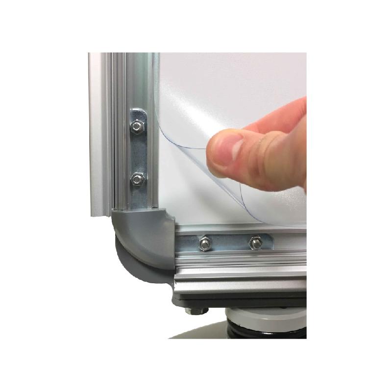 Stop trottoir panneau aluminium sur ressorts porte affiches - BCS-Swing, BCS SwingA1_1