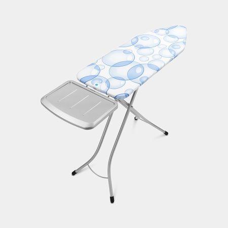 Table à repasser taille C -124 x 45 cm, pour centrale vapeur - Bubbles XL Brabantia C avec support pour centrale vapeur_1