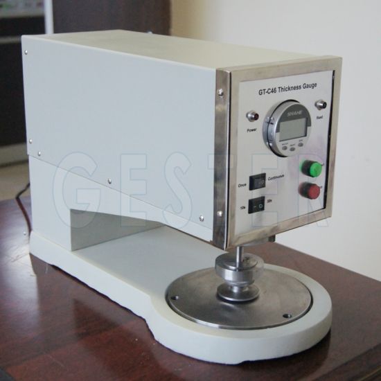Testeur d'épaisseur électronique pour tissu textile - Gester - GT-C46-2A - Poids 25 kg_1