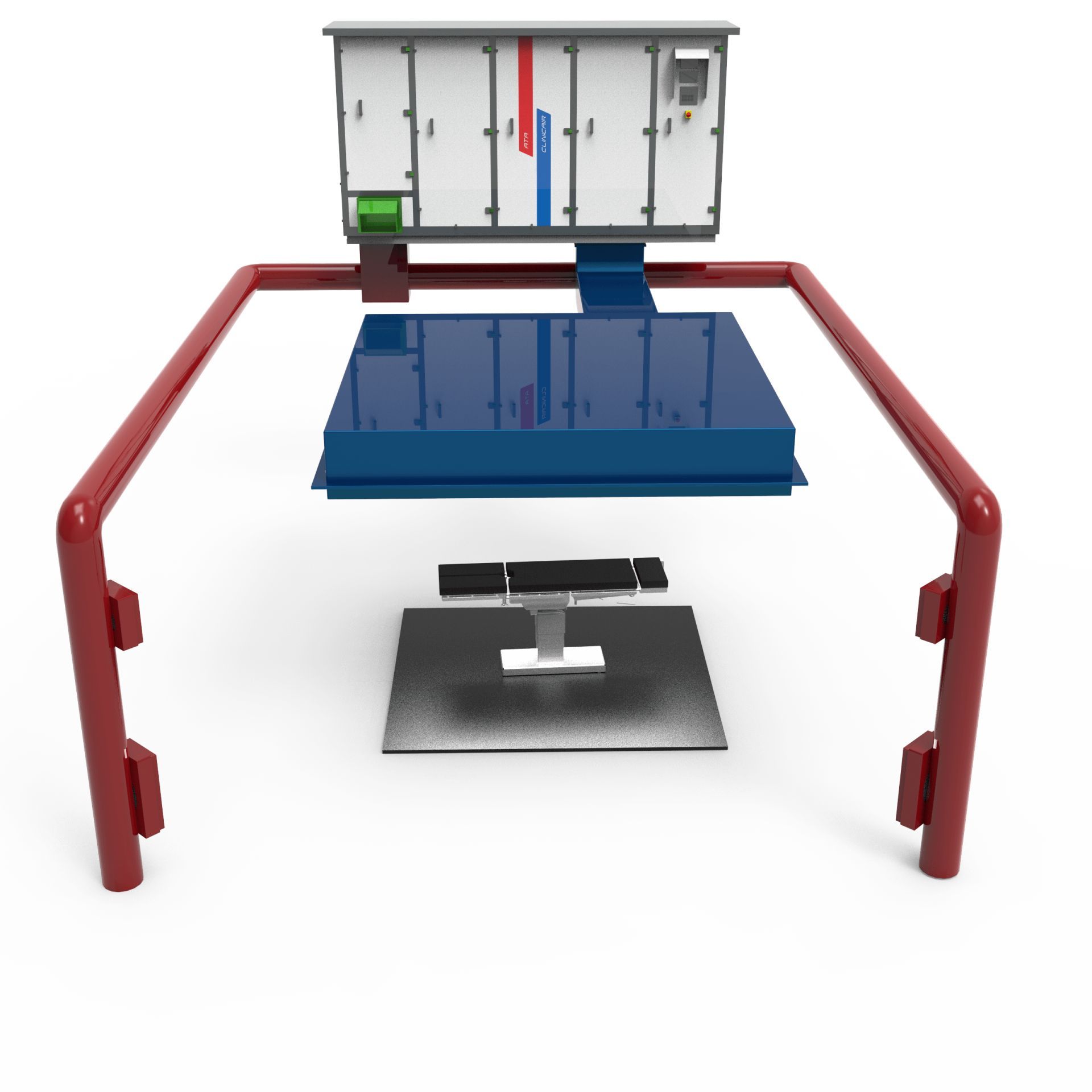 Armoire Clinicair 4 pour contrôle de la qualité de l'air en milieu chirurgical