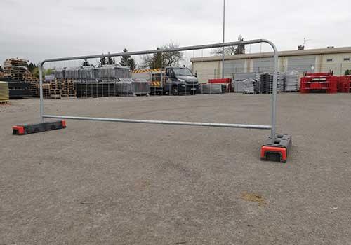 Clôture arrondie temporaire grillagée - 3.5*1m - légèreté - pré-galvanisée_1