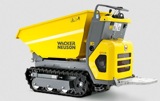 Dt 05 mini-dumper sur chenilles - wacker neuson - 500 kg_1