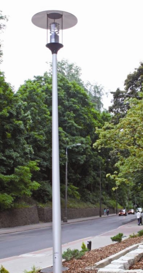 Mât d'éclairage public - aluminium - gamme CC droits - hauteur 4 à 6m - diamètre base 120 mm_2