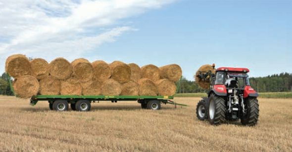 Plate-forme universelle pour le transport de grandes charges comme europalettes et eurocaisses