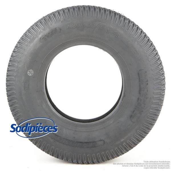 Pneumatique espace vert 6 pouces - 4 plis - Taille 4.80/4.00-8 tubeless_1