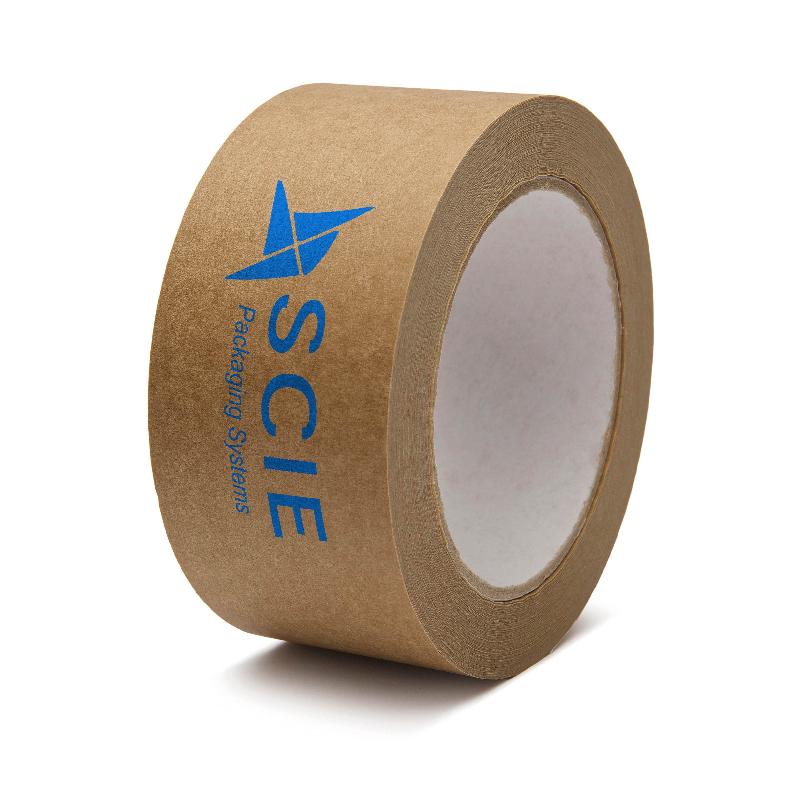 Adhésif Kraft personnalisé impression 1 couleur - 340154 – Impression bleue - 38 mm x 50 m_1