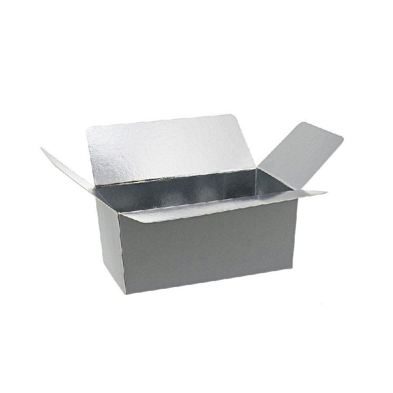 Ballotin gris intérieur argent 375g 13x7x6,3cm - par 50 - Fabriqué en France - Recyclable et biodégradable_1