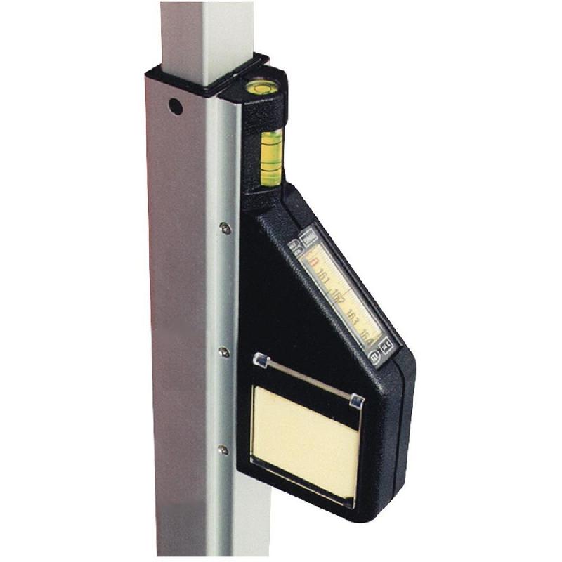 Canne télescopique à lecture directe en aluminium anodisé - 0,99/5M - Référence E26394_1