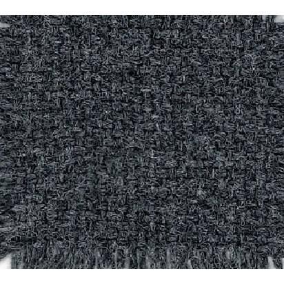Chaise Iso tissu anthracite - confortable et empilable - piétement en acier peint époxy noir_1