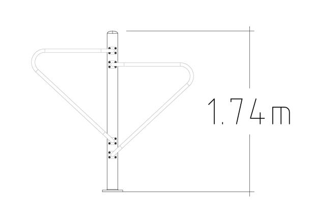 Équipement de fitness extérieur - Gym Parallel Rails - 8039132 - Hags - Musculation haut du corps_1