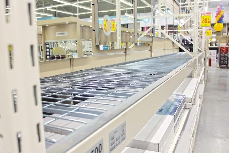 Rayonnage rack semi-lourd d'intégration pour magasin - Kollirama - Grande capacité de charge et modularité_1