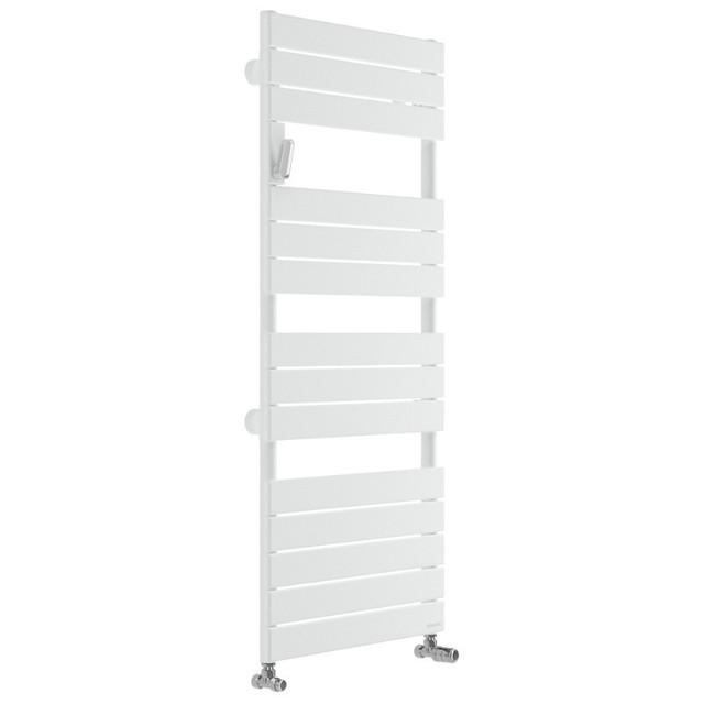 Sèche-serviettes Adélis eau chaude 861W blanc carat racc. Sur collecteurs - Atlantic - 861954_1